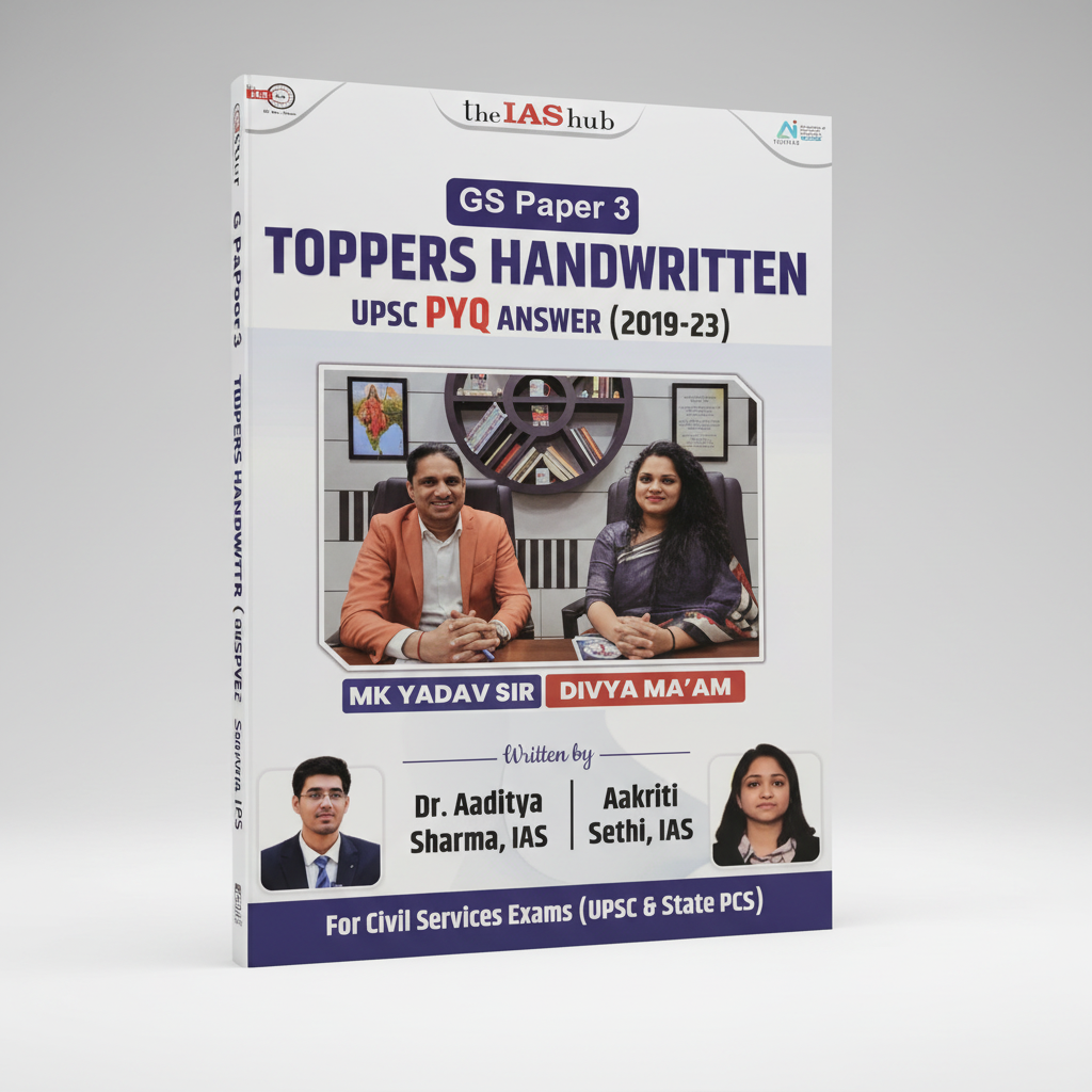 Toppers Handwritten UPSC PYQs GS Paper 3 Showcase